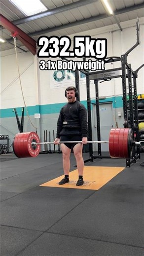 Raw 232.5kg Deadlift #gym #deadlift