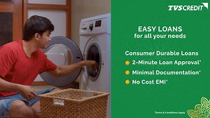 6.8K reactions · 11 shares | This festive season, no more heavy lifting. Get your washing machine home with Consumer Durable Loans from TVS Credit. Apply now: https://bit.ly/4nsjZFZ #TVSCredit #ConsumerDurableLoans #UpgradeEasy #BringConvenienceHome #FestiveSeason #MagicalDiwali #SmartLoans #AapkiKhushiyonKaSaathi | TVS Credit Services LTD | Facebook