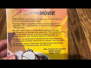 Speed Racer: The Movie VHS Review