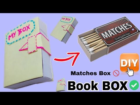 DIY Paper Box | Easy Origami Box Tutorial | School Craft (📔school supplies crafts 💛) Origami Box