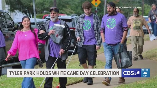 East Texas marks White Cane Day at Tyler's Bergfeld Park