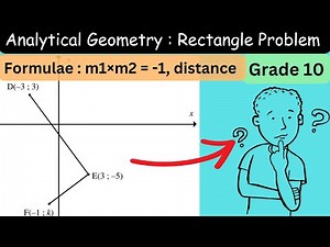 Analytical Geometry | Rectangle | Grade 10