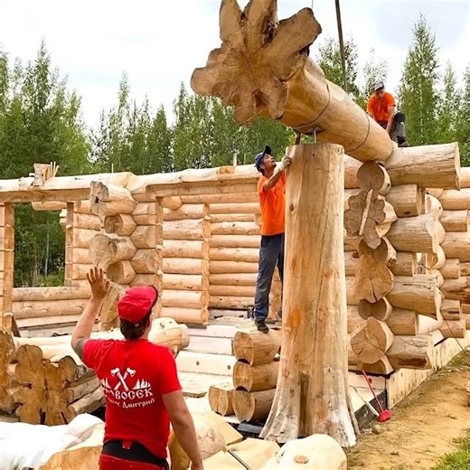 31K views · 213 reactions | We built an amazing wooden house | Kompressor | Facebook