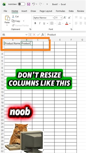 Auto adjustment Columns in Excel.#googlesheets #excel #office