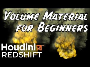 Redshift Volume Material for Beginners in Houdini