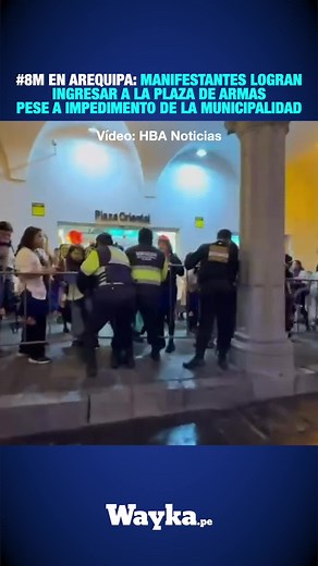 Manifestación Feminista en Arequipa por Derechos de las Mujeres