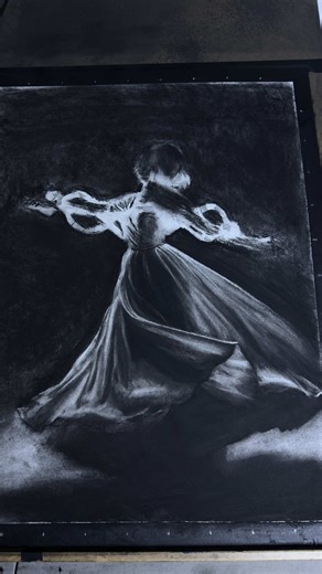 Captivating Charcoal Drawing Process Revealed