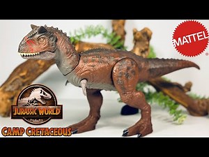 Mattel Camp Cretaceous Carnotaurus “Toro” Review!! Jurassic World Primal Attack