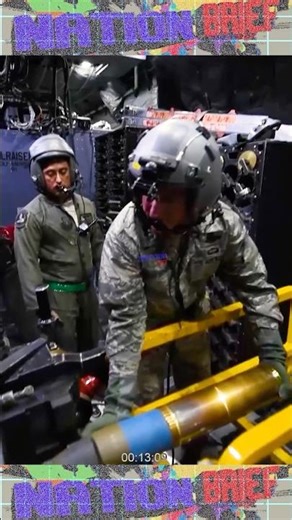 U.S. Air Force of AC-130U Spooky Gunship crew on duty