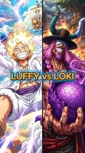 Luffy vs Loki: Will Gear 5 not be enough? 😱 #luffy #loki #elbaf #reviewanime