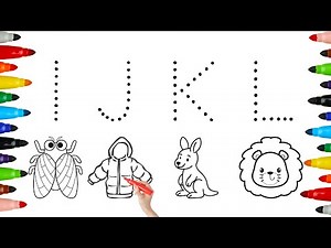 I for insect | Alphabet phonics song for kids | Toddler educational video | I J K L | Alphabet