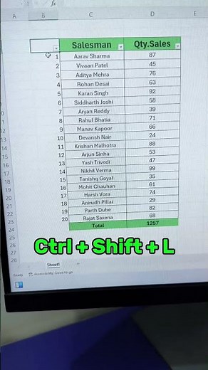 How to Flip Your Data in Excel 😱 #computer #ytshorts #shorts #excel #data