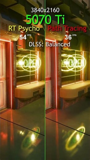 Cyberpunk 2077 Ray Tracing On VS Path Tracing Comparison With DLSS 4.0 #pathtracing #cyberpunk2077