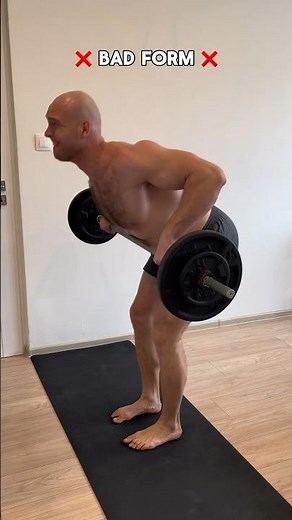 How to bent over row ✅