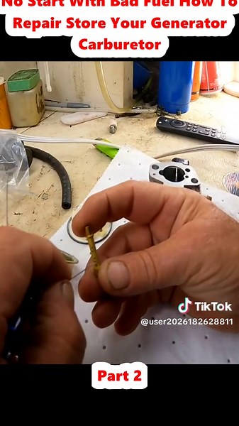 Predator Generator Sitting Up No Start With Bad Fuel How To Repair Store Your Generator Carburetor (2)
