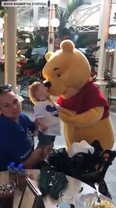 8.6M views · 8.7K reactions | A video shared by a family member of a boy with special needs shows a touching moment between the child and Winnie the Pooh at the Magic Kingdom in Disney World. | The National Desk - TND | Facebook