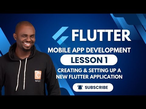 Creating and Setting Up A NewFlutter Project Application