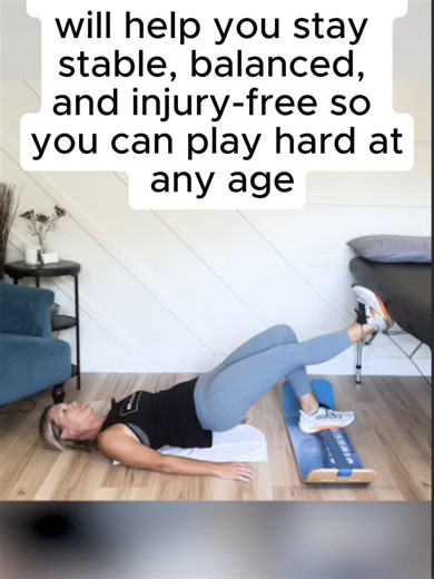 From skiing to pickleball to playing with your kids, you need Balance, Strength, and Core Stability. Here are 4 exercises to help. If you don't have a SlackBoard, use coupon code ACLSTRONG10 and get 10% OFF gibbon-usa . com (or DM me for a link) And for more exercises and tips for staying strong and injury-free for your best life, LIKE and SUBSCRIBE! #aclstrong #injuryprevention #gibbon #slackboard #balanceexercises #corestability #kneestrengthening #pickleball #skiing