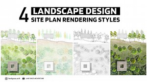 4 Landscape Design Site Plan Styles - landspace arch