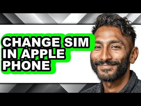 How to Change Sim in Apple Phone (easy Method)
