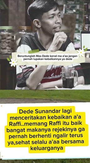 Amazing, A'a Raffi is always at the forefront for his friends #raffiahmad #dedesunandar #short #f...