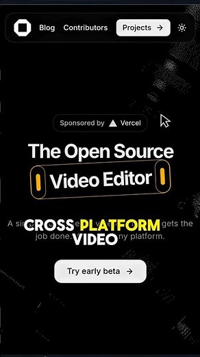 Free Video Editor from GitHub! ⚡No Watermark, No Subscription — OpenCut #opensource #github #repo