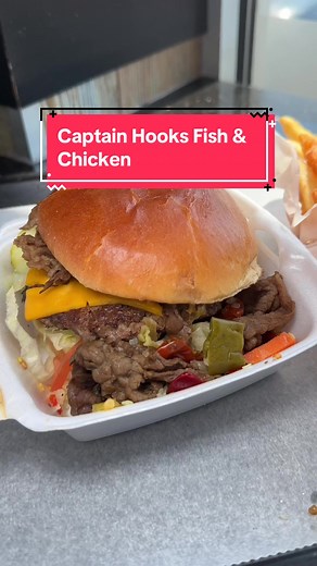 Captain Hooks Fish & Chicken #Chicago #ChicagoFood #ChicagoRestaurants #ChicagoEats #CaptainHooksFishAndChicken #CrispyPhilly