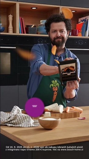 2v1 indukcijska kuhalna plošča z vgrajeno napo I Bosch Home Slovenija