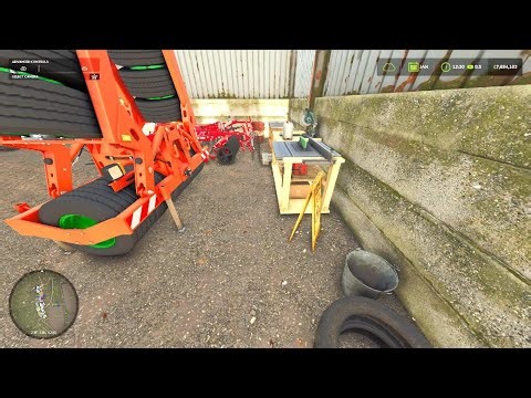 Farming Simulator 25 episode 2 compacting grass for silage