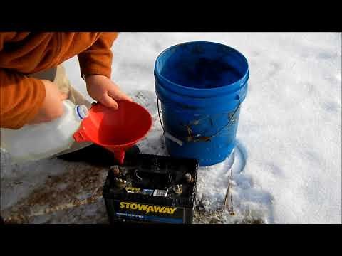 Shortened How to repair a 12 volt battery for under 5 dollars using Alum and baking soda