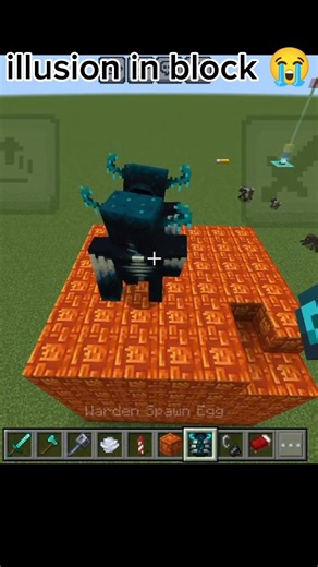illusion 🤯 in block 6.7 second #minecraft #viral #viral