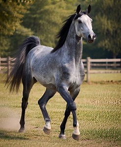 Every step tells a story of refinement and strength. This blue roan Arabian moves through the paddock with natural balance and quiet confidence, its presence both powerful and serene. It’s a reminder of the timeless beauty and spirit that make the Arabian horse truly unforgettable. #BlueRoanArabian #ArabianHorseLove #EquineGrace #HorsePhotography #NaturalMovement #PastureMoments #TimelessBeauty #fblifestyle | The Equestrian Network