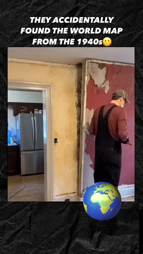 Descubren un mapa mundial de los años 1940