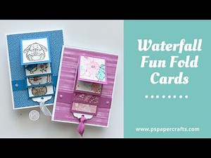 How to make Fun Waterfall Cards