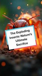 The Exploding Insects: Nature’s Ultimate Sacrifice