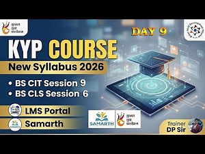 KYP 2026 DAY 9 🗓️ || BS-IT Session 9 & BS-CLS Session 6 Lab Activity || KYP New Syllabus