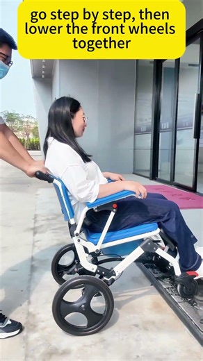 Commode Wheelchair Stairs Handling Guide | Safe Operation for Caregivers & Distributors