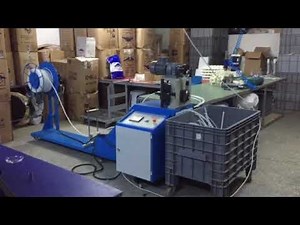 Flex hose cutting Machine