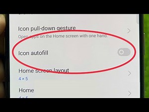 Turn ON/OFF Icon autofill Feature in Realme Oppo Phones
