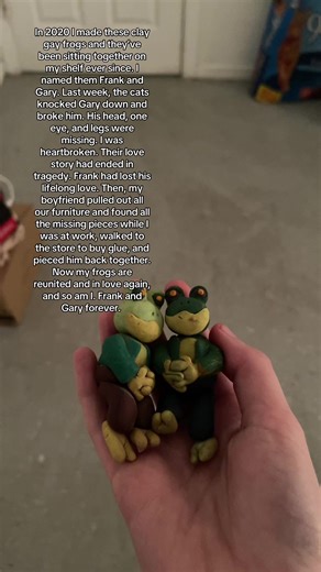 Gary’s legs are a little wonky now but that’s okay, all he wants to do is sit with Frank.