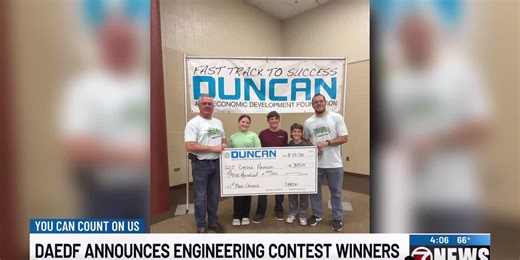 DAEDF announces winners of Duncan Area Youth Engineering Contest