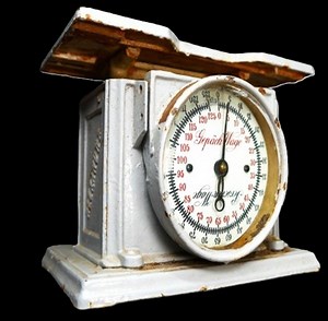 1910s Antique Personal and Luggage Scales | Pretty Restoration