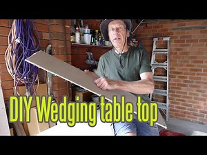 Home pottery DIY clay wedging table top