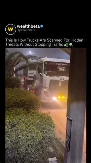 wealthbeta on Instagram: "Most people never think about what’s hidden beneath a vehicle—until technology makes the invisible visible ⚡️🧠 This system integrates an under-vehicle surveillance scanner directly into the roadway, capturing detailed images of a truck’s undercarriage as it passes overhead. High-resolution cameras mounted below the surface scan axles, frames, tanks, and compartments in real time, while software automatically assembles the visuals into a complete profile. The system the