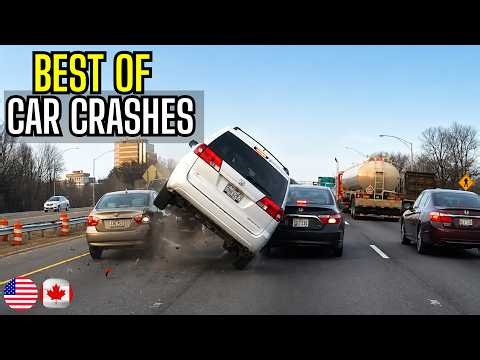 BEST OF CAR CRASHES COMPILATION | USA & CANADA - 71