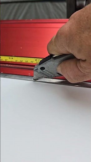 How to cut break metal ~ DIY vinyl siding aluminum trim work