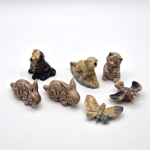 Set of 7 Wade Whimsies Ceramic Figurine Made in England - Etsy UK