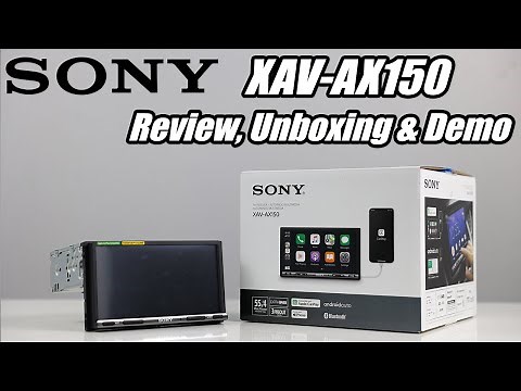 Sony XAV-AX150 Review, unboxing and demonstration.