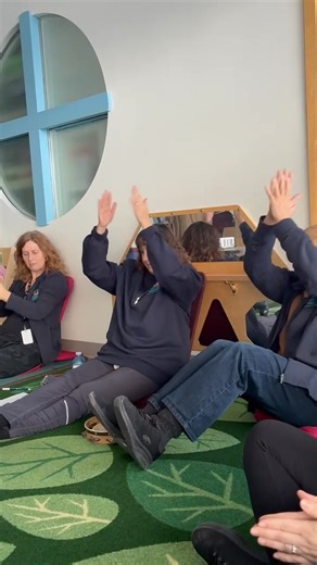 Have you heard of a piggy back song? That when you take the tune of a song you know and make up new words to go along to it. These songs are great for children as their brains already know the melody and they can focus on learning new words, concepts, and rhymes. And the bonus is they feel like entirely new songs to kids! The possibilities are endless. Here’s our team playing with making a piggy back song during our learning session with Unlocking Childhood with Mary Hewitt. Join us in playgroup