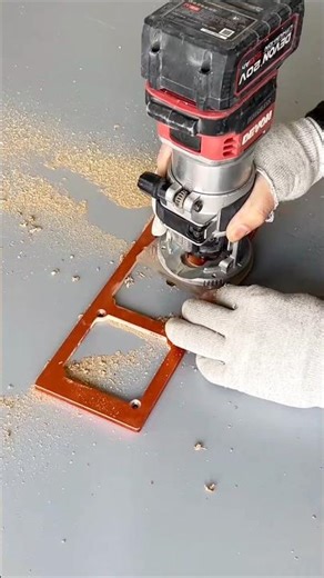 part499#This ToolChanged #WoodworkingForever😳GeniusTool for#Perfect#Wood Slots🪚This Router JigMakes